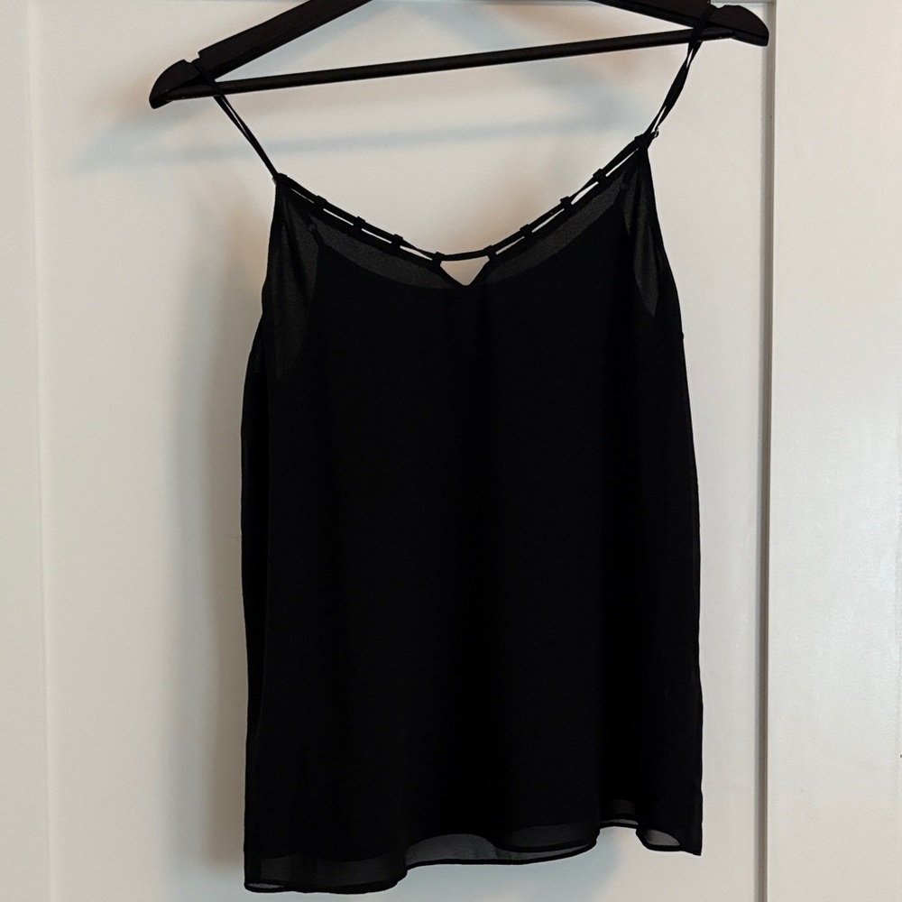Naked Zebra Black Tank Top